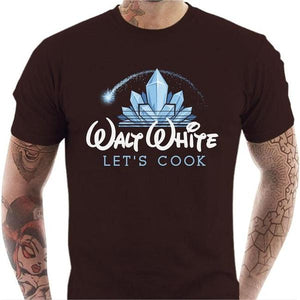 T-shirt geek homme - Walt White - Couleur Chocolat - Taille S