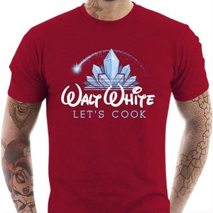 T-shirt geek homme - Walt White - Couleur Rouge Tango - Taille S