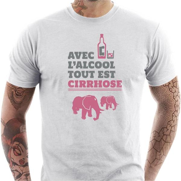 T-shirt humour homme - Cirrhose