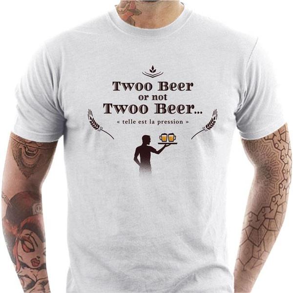 T-shirt humour homme - Twoo beers