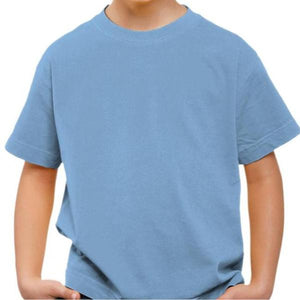 T-shirt vierge - Enfant - Couleur Ciel - Taille 4 ans