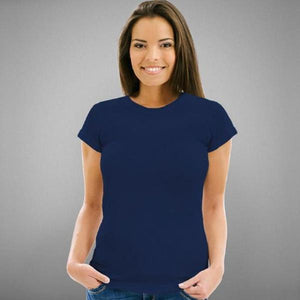 Tshirt vierge - Femme - Couleur Bleu Nuit - Taille S