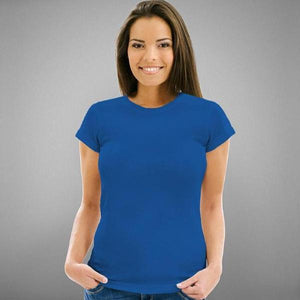 Tshirt vierge - Femme - Couleur Bleu Royal - Taille S