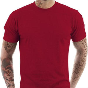 Tshirt vierge - Homme - Couleur Rouge Tango - Taille S