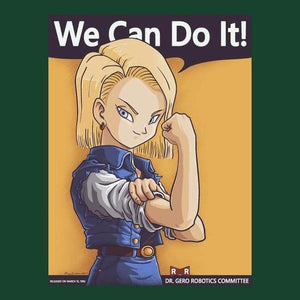 We can do it – C18 - Couleur Vert Bouteille