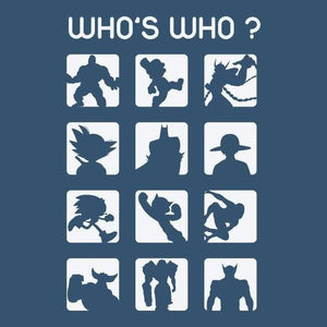 Who's who ? - Couleur Bleu Gris