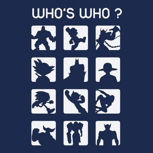 Who's who ? - Couleur Bleu Nuit
