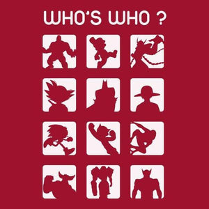 Who's who ? - Couleur Rouge Tango