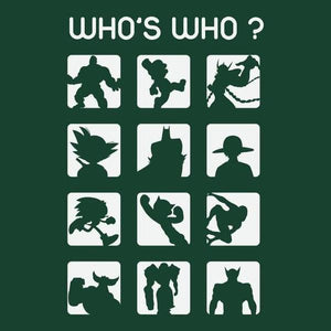 Who's who ? - Couleur Vert Bouteille