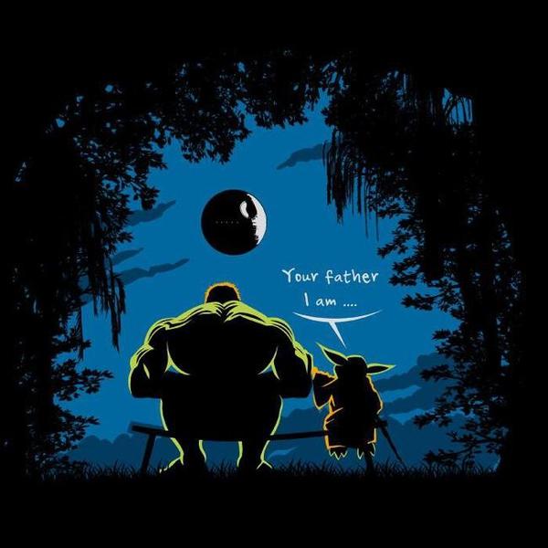 Your Father I am - Yoda et Hulk