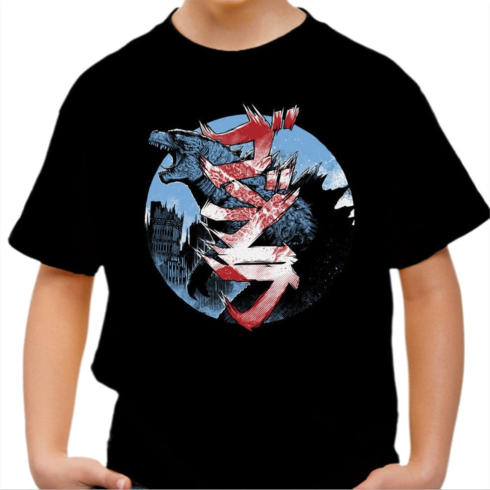 T-shirt Enfant Geek - Gojira Scream