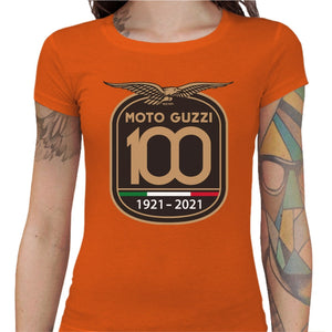 T shirt Motarde - Moto Guzzi - 100 ans