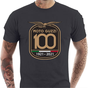 T shirt Motard Homme - Moto Guzzi - 100 ans