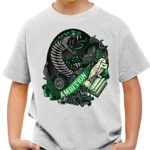 T-shirt Enfant Geek - Serpentard - House of Ambition