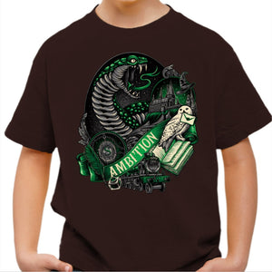 T-shirt Enfant Geek - Serpentard - House of Ambition