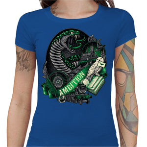 T-shirt Geekette - Serpentard - House of Ambition
