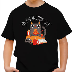 T-shirt Enfant Geek - Indoor Cat