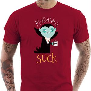 T-shirt Geek Homme - Mornings Suck