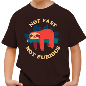 T-shirt Enfant Geek - Not fast not furious