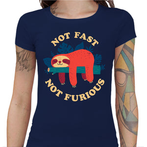 T-shirt Geekette - Not fast not furious