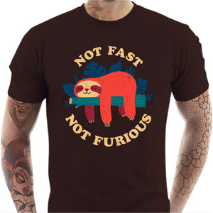 T-shirt Geek Homme - Not fast not furious