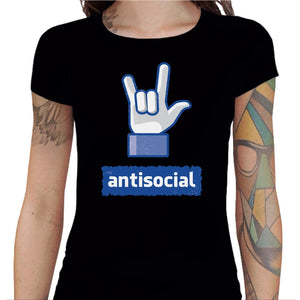 T-shirt Geekette - Antisocial