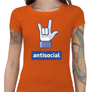 T-shirt Geekette - Antisocial