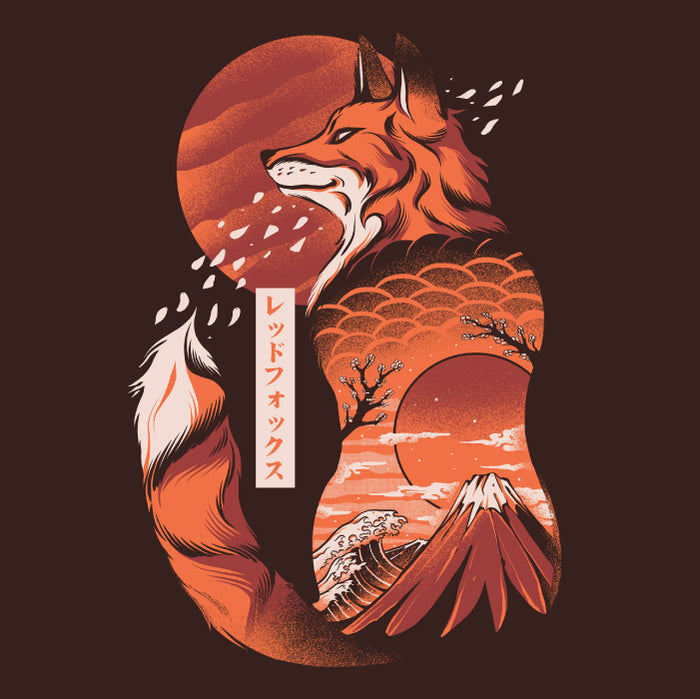 Tshirt Japanese Fox