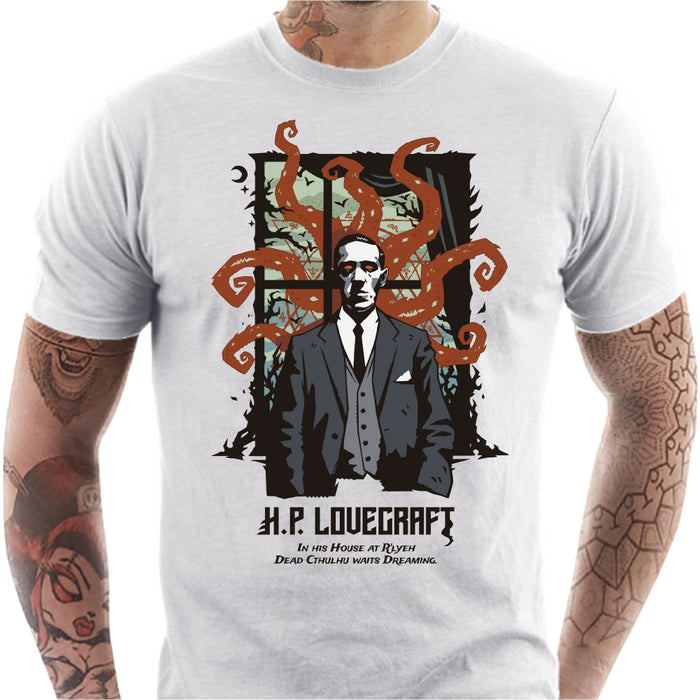T-shirt Geek Homme - Howard Philips Lovecraft