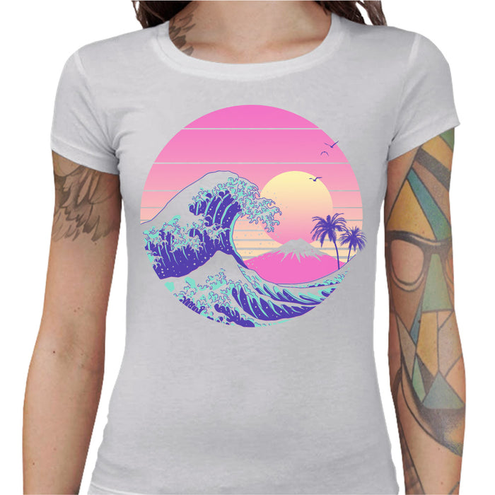 T-shirt Geekette - The great dream wave