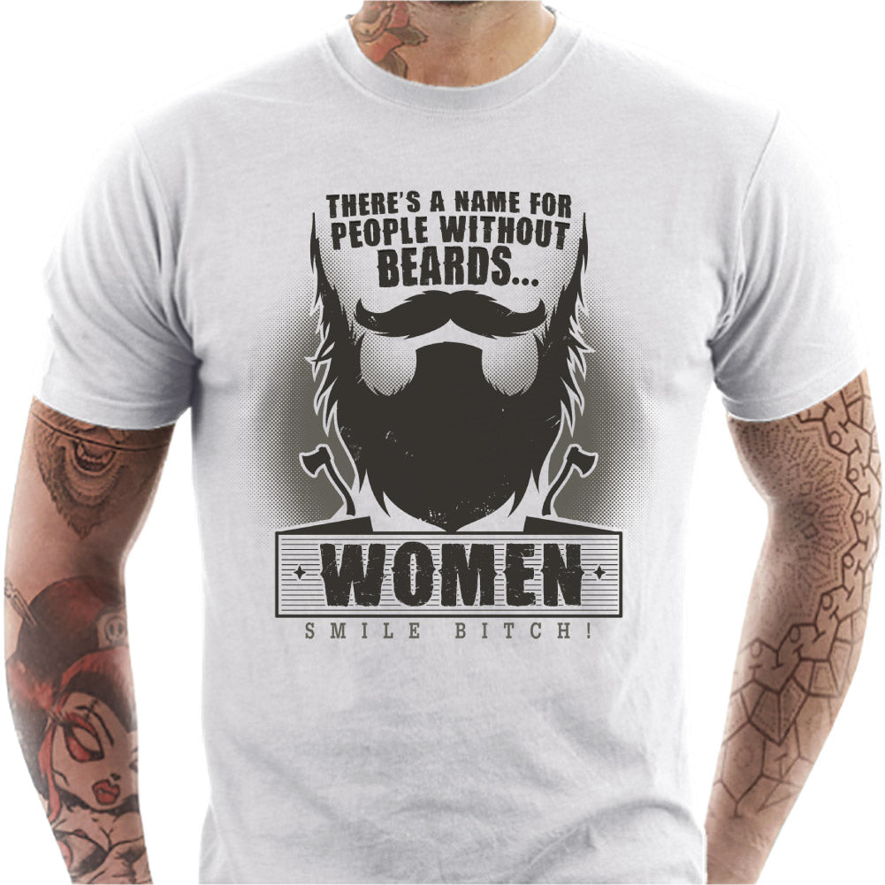 T shirt Humour Homme - Homme sans barbe