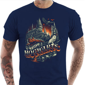 T-shirt Geek Homme - Poudlard - Hogwarts
