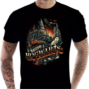 T-shirt Geek Homme - Poudlard - Hogwarts